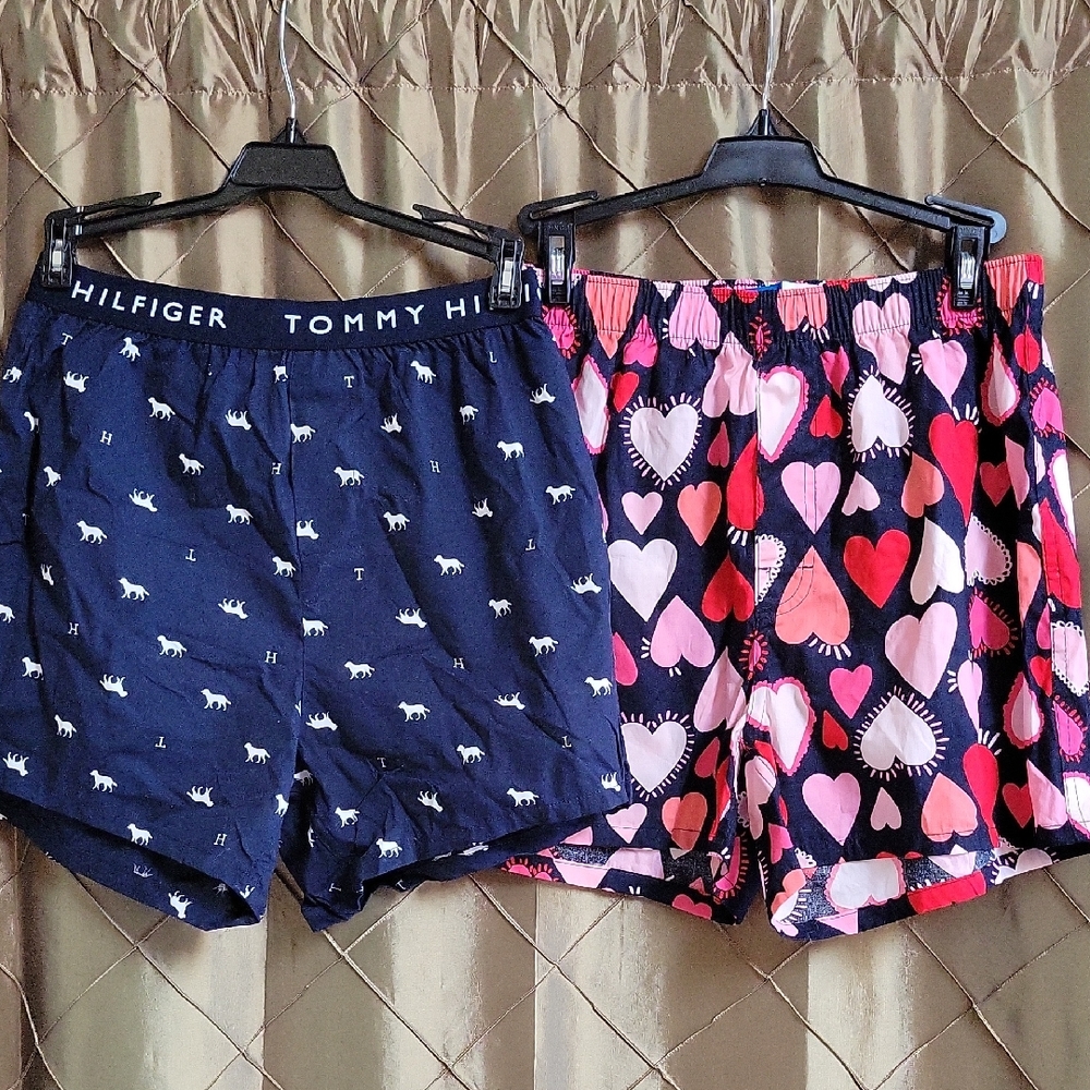 NWOT- Lot of 2 Pair 100% Cotton Boxer Shorts
